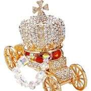 Crown Carriage with 24K Gold Accents and Crystals
