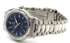 Ebel 1911 automatic blue dial date watch