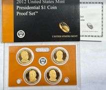 2012 Key Presidential Dollar Proof Set