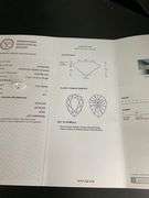 I.G.I CERTIFIED LOOSE DIAMOND 7.02 CARAT LAB GROWN PEAR SHAPE F-VS1
