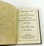 Miniature 1850's Antique Book of Melodies/Poems