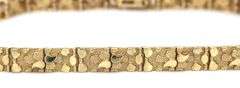Popular 14K YG Nugget Style Bracelet