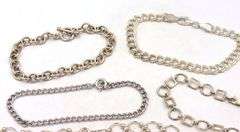Group lot of 11 vintage 925 sterling silver bracelets
