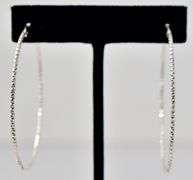Hoop Earrings in Sterling Silver