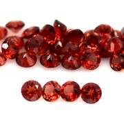Amazing color! 5.08ct real ruby orange Garnet set!!