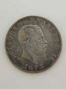 1873 Italy 5 Lira - Victor Emmanuel II