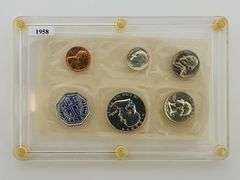 1958 United States Proof Set In Capital Plastics Holder