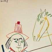 La Comedie Humaine 30.1.54-II by Picasso