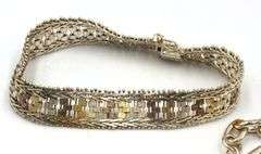 Lot of 2 vintage 925 sterling silver bracelets