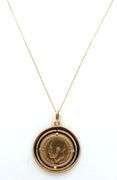 1919 Sovereign coin pendant on chain