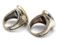 Lot of 925 sterling silver signed gemstone rings