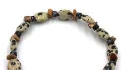 Jasper bracelet with 925 sterling silver charms