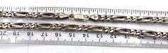 Group lot of 3 vintage 925 sterling silver chains