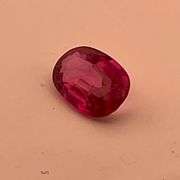 CERTIFIED NATURAL RUBY RED EXCELLENT IDEAL CUT OVAL