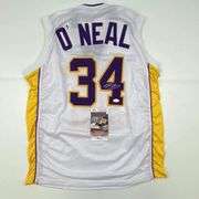 Signed Shaquille O'Neal Basketball Jersey with COA