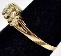 Stunning 14K Yellow Gold Diamond Ring