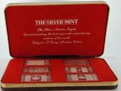 The Silver Mint - The Last Producing Nations Ingots / 20g Gram Set Of 6 Bars