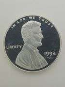 1994 One Half Pound (8 OZT.) Silver Lincoln Cent