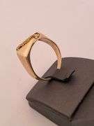 MEN'S 14K YELLOW GOLD DIAMOND RING