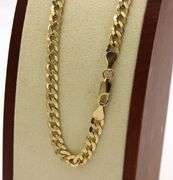 10kt Yellow gold Curb link chain necklace