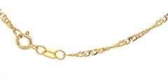 3 Diamond Pendant on 14K YG Necklace