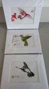 Quantity of 3 Extremely Collectable Oriental Original Painting