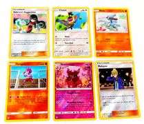 6 Pokémon 2019 Halo Trade Cards