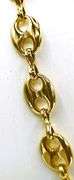 Stunning 64.7 Gram 14K Tri-Layered Yellow Gold Plate Unison Link Chain Necklace