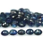 Glistening 7.61ct deep blue Sapphire set