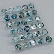 Heated only! 4.52ct blue green Sapphire set