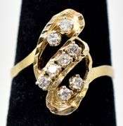 Adorable Diamond Ring in 10K Yellow Gold
