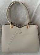 Off-white Color Hand Bag by David Jones Paris