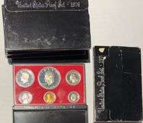 5 1976 Bicentennial Year Black Box US Proof Sets