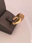 MEN'S 14K YELLOW GOLD DIAMOND RING