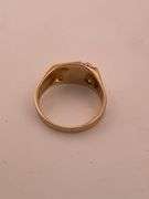 MEN'S 14K YELLOW GOLD DIAMOND RING