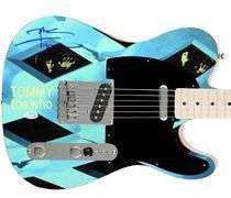 The Who Pete Townshend Autographed Fender Tommy Album Lp Cd Graphics Photo Guitar ACOA