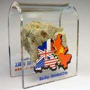 Authentic Berlin Wall Fragment with Certificate of Authenticity