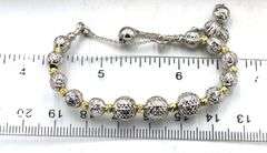 Group of 5 vintage 925 sterling silver bracelets