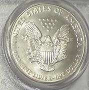 Frosty 1998 PCGS MS 68 First Strike Silver Eagle.