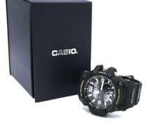 Men's Casio G-shock twin Sensor Mudmaster black dial watch