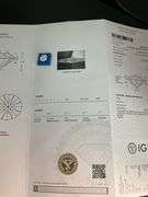 I.G.I CERTIFIED 3.25 ROUND BRILLIANT CUT LAB GROWN DIAMOND