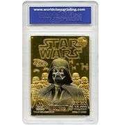 Star Wars 9-Card Lot Official 23K Gold Leaf Cards