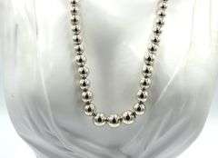 Tiffany & Co graduated ball necklace