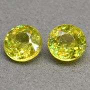 Glittering 1.08ct matched Sphene set!