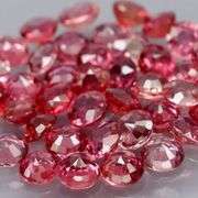 Untreated! Rare color! 4.21ct Imperial red Sapphire set!!!