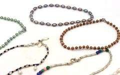 Lot of 13 Honora pearl strand bracelets