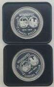Lot of (2) 1974 Winnipeg Canadian Silver Dollars - OGP