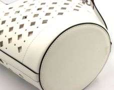 White Lattice Purse