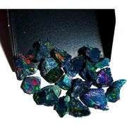 Lot of 5 Natural Black Opal Stones
