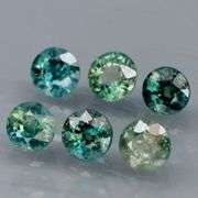 Heated only! 2.08ct round cut Australian Sapphire set